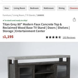 Living Spaces TV Stand
