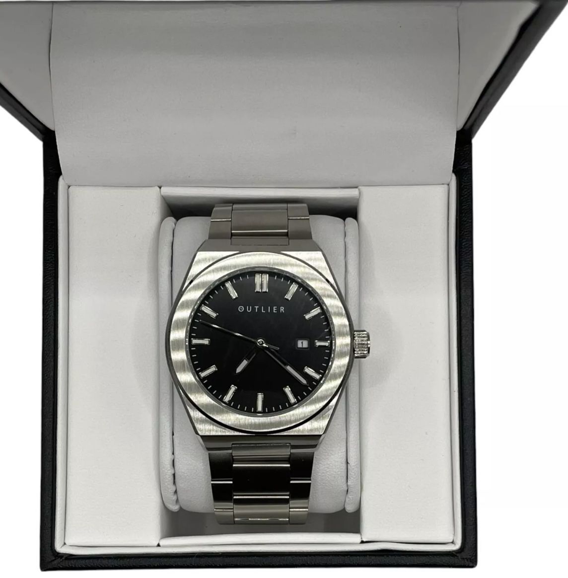 Outlier 42mm Men’s Watch Stainless Steel Black Dial