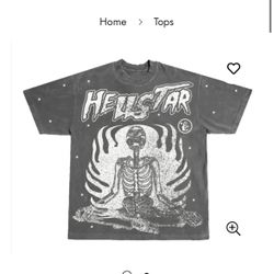 Size XL - Hellstar Studios Skeleton Tee “Reach Your Inner Peace” Mens T-Shirt