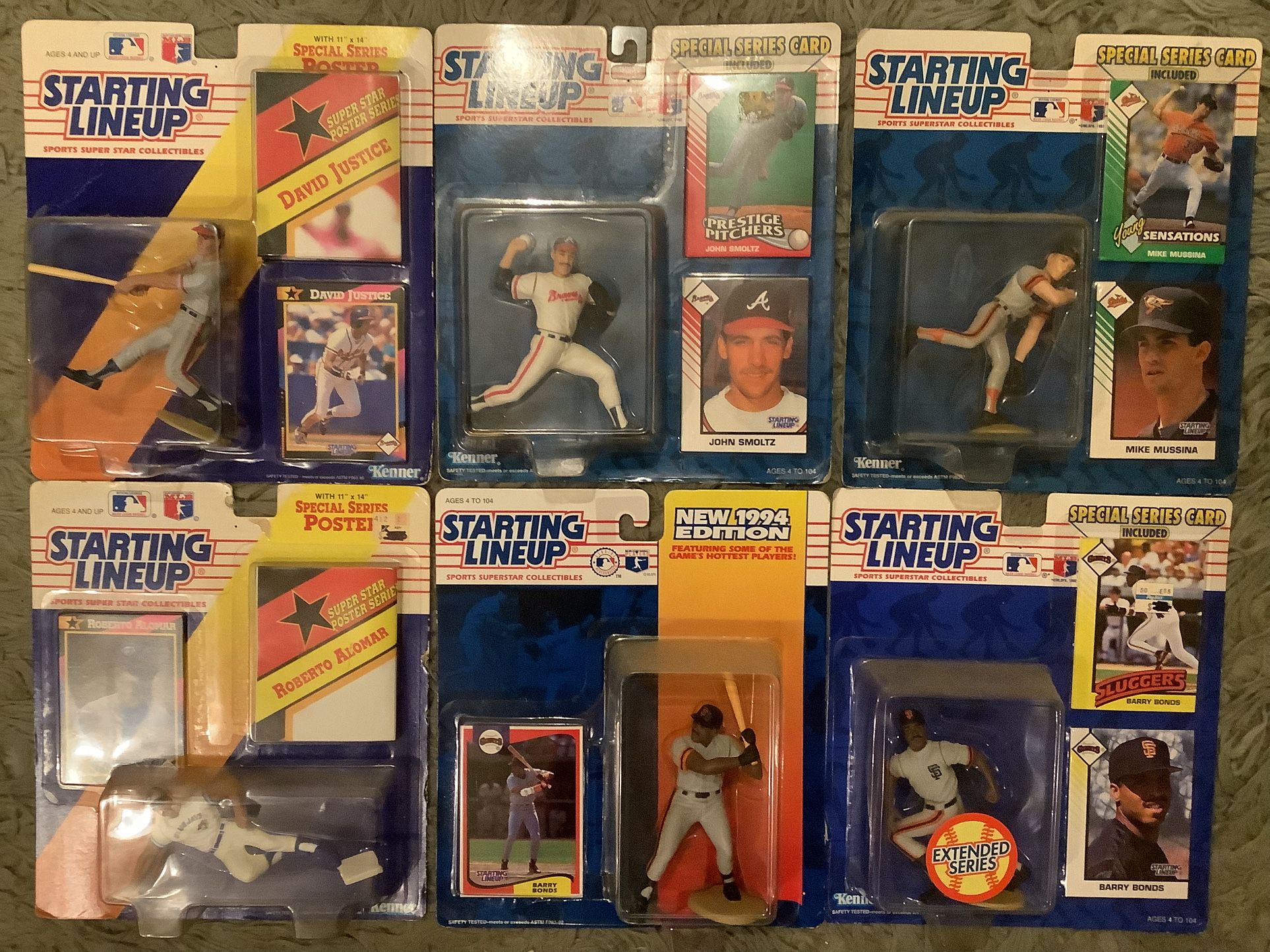 Baseball Action Figures And Cards