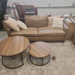 Leather Sofa 