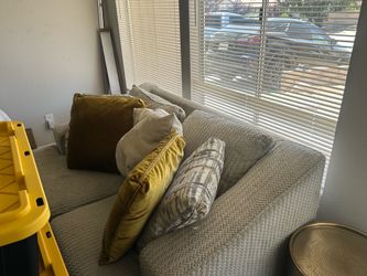 Loveseat and couch