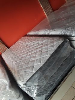 Plush twin size set $149.99 mattress and box spring only