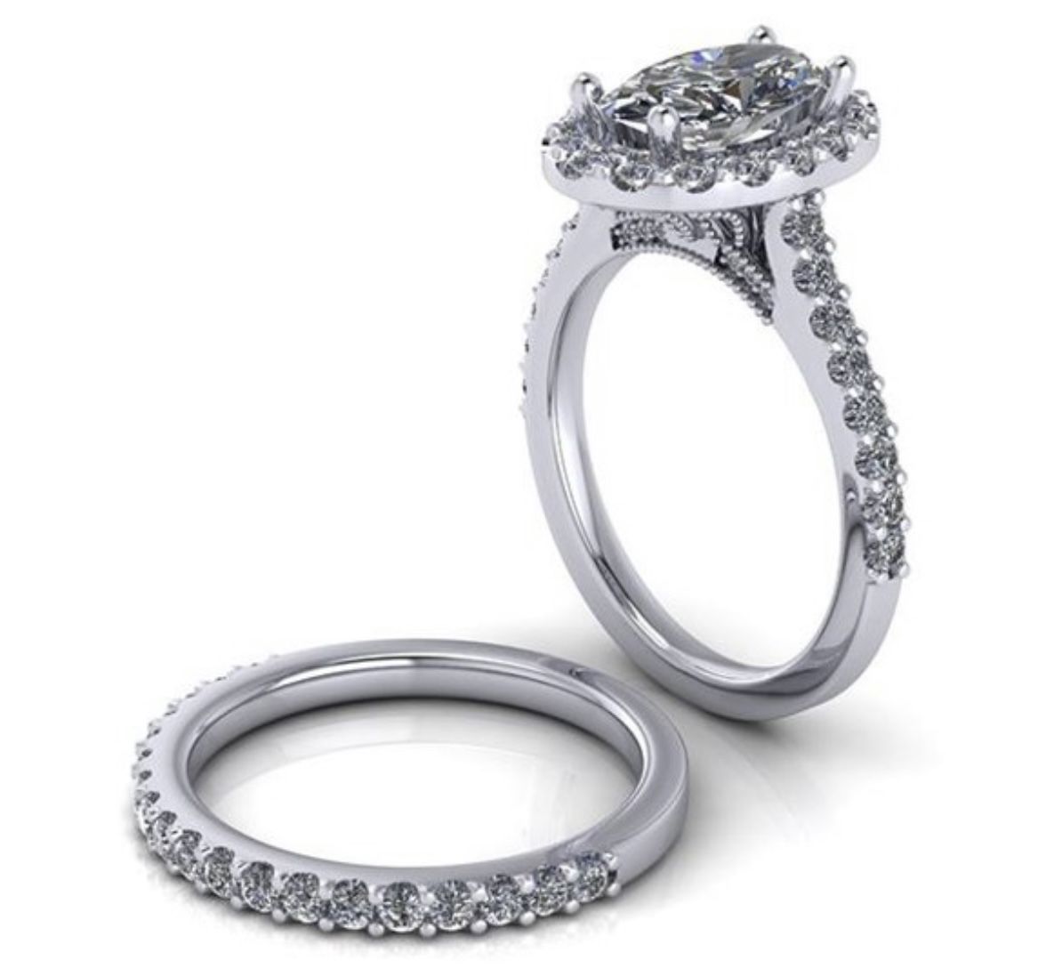 Diamond Engagement Ring – 1.50 Carat Oval