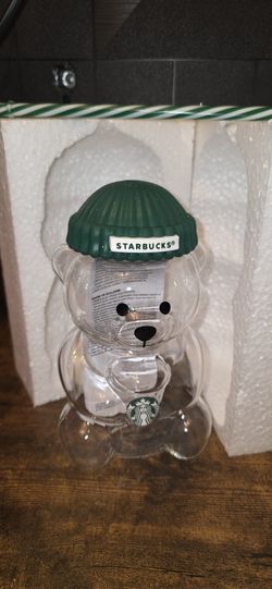 Original New Starbucks Cup Glass Bear Cup