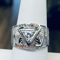 Masonic 32 Degree Gold Ring