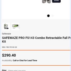 Safewaze Pro Harness Kit 