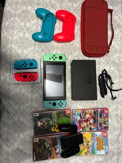 Nintendo Switch Bundle with Games and Accessories