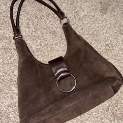 Woman’s Genuine Leather Purse, WISTERIA HOLSTER HANDBAG