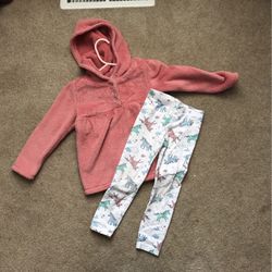 4T Carter’s Unicorn and Sherpa Outfit