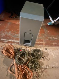 Subwoofer with wires