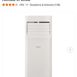 5,000 BTU 115-Volt 3-in-1 Portable Air Conditioner Unit Cools up to 150 sq. ft. with Dehumidifier