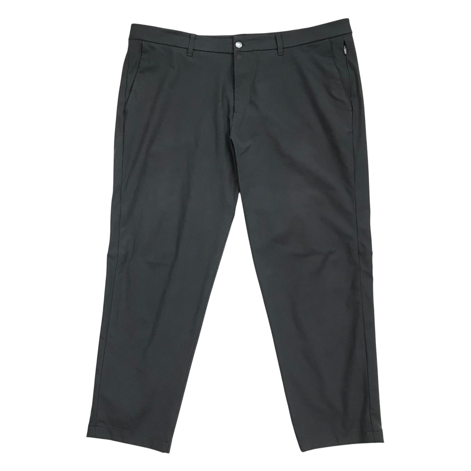 Lululemon ABC Classic Fit Trouser 32L Warpstreme Pants Size 40 Gray 5 Pocket Gym