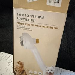Press Pet Spray Hair Removal Comb & Foot Cleansing Bubble