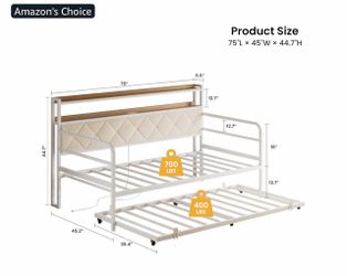 Twin trundle bed