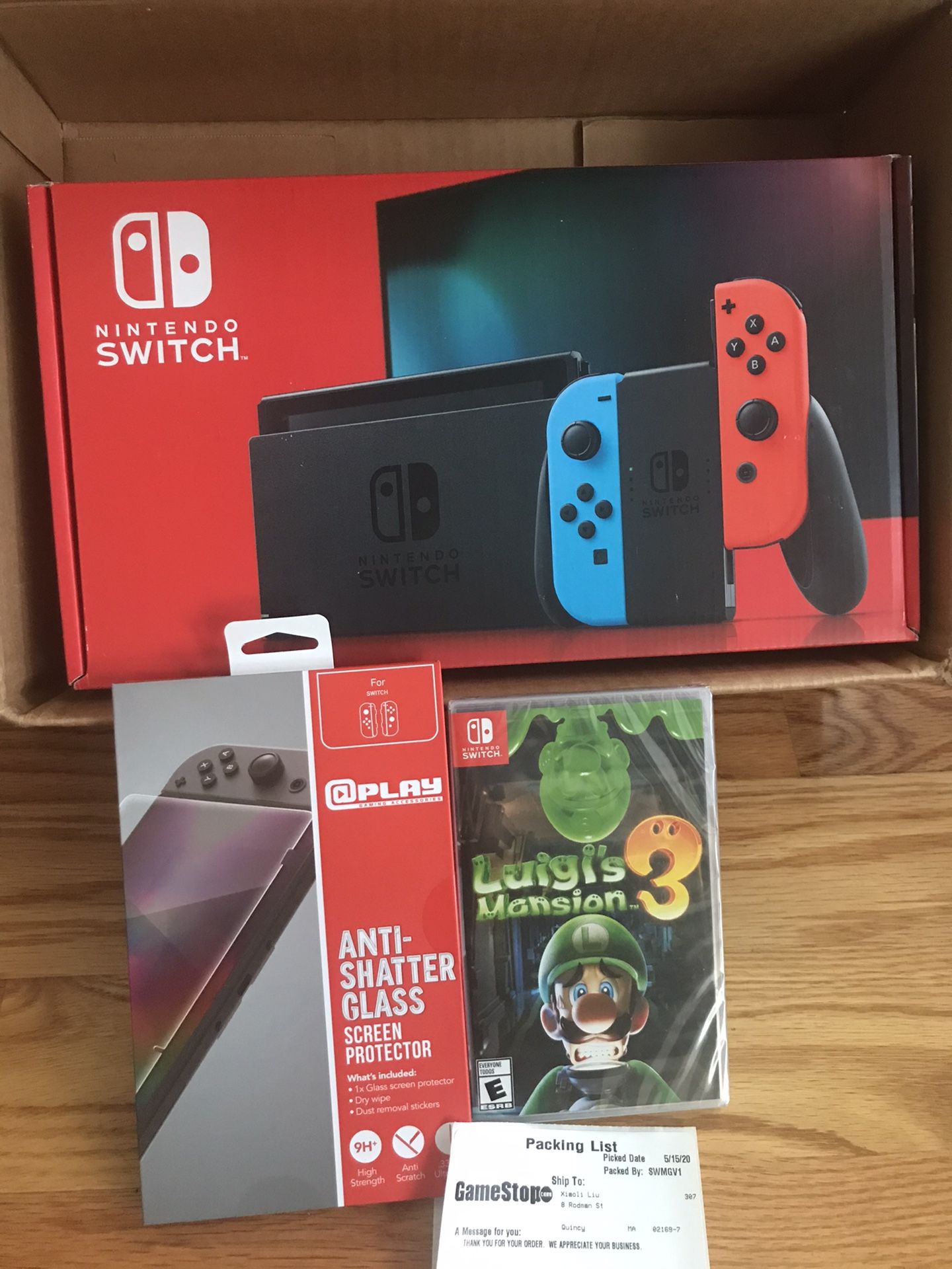 Nintendo switch console bundle