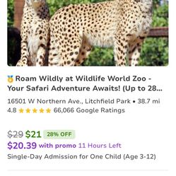 Wildlife Tickets (1 Adult 2 Children) 