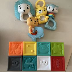 Stack Block & Animal Rattles