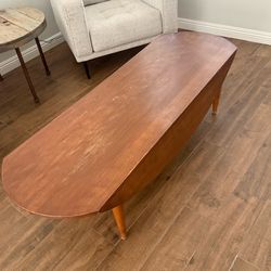 Vintage Drop Leaf Coffee Table MCM