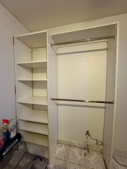 Custom closet shelves (ikea dupe)