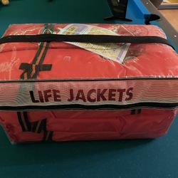 Type II Buoyant Life Jacket Four-Pack, Adult over 90lb