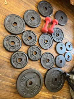 Cast-Iron Weight Plates & Dumbbells