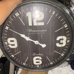 24 inch wall clock