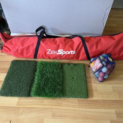 Zen Sports Golf Practice Hitting Net w/ Accessories 