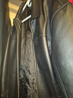 Mens vintage Cambridge Classic Leather Jacket L