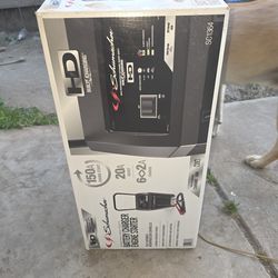 Battery charger engine starter