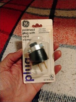 electric plug  for 2 wire