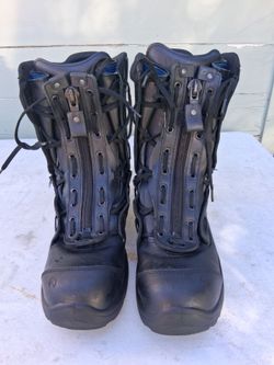 Haix Airpower Boots 12 XW Size Steel Toes, slip Resistant   First Responder, Fire Fighter