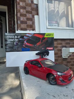 Radio controller electric powered 2wd drift car