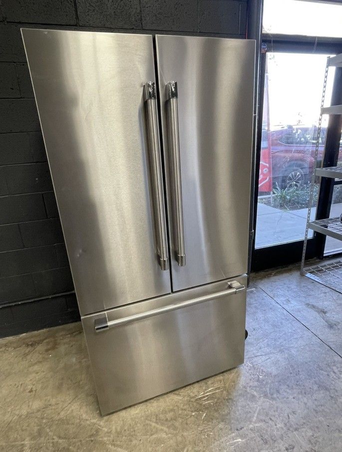 French Door Stainless Steel refrigerator for Sale in San Pedro, CA OfferUp