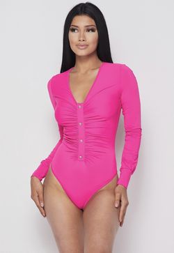 Pink bodysuit