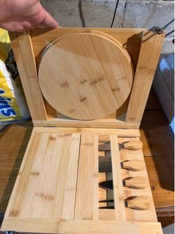 Zulay Kitchen Bamboo Charcuterie Board