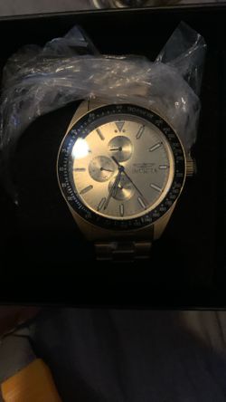 Invicta Aviator Men Watch Gold