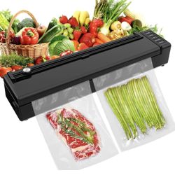  Cordless Vacuum Sealer Machine – Bag Sealer with Dry and Moist Food Modes – Easy Operation Food Vacuum Sealer – External Safety Cutter – Fits 11.8 In