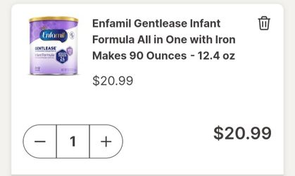 Enfamil Gentlease Infants Formulas PURPLE