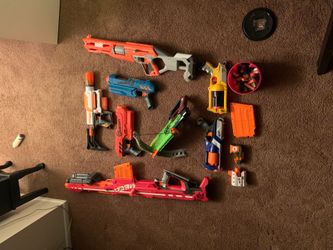 Nerf guns and accessories