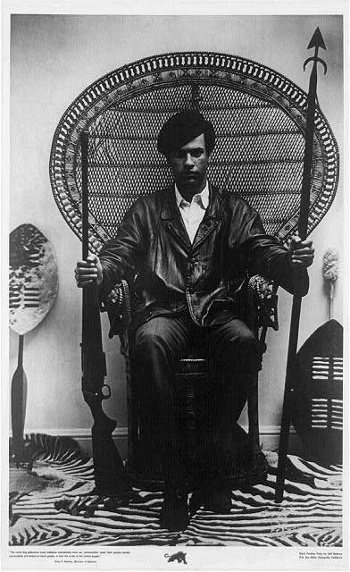 Vintage 60's Peacock Chair Made Famous By Huey Newton " Minister Of Defence Of The Black Panthers Party And Founder"