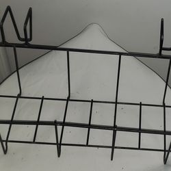 Black Metal Hanging Flower/Plant Pots Holder Railing Planter
