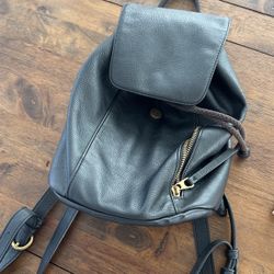 Mini Black Backpack 