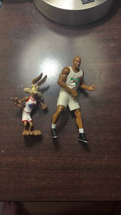 Vintage 1996 Space Jam Charles Barkley Action Figure Playmates Warner Bros Tune Squad Loose