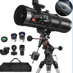 150EQ Newtonian Reflector Telescope for Adults with Equatorial Mount