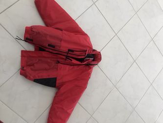 Men’s Red Winter Ski Jacket size Large like b new