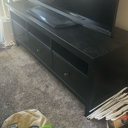 IKEA Black TV Stand