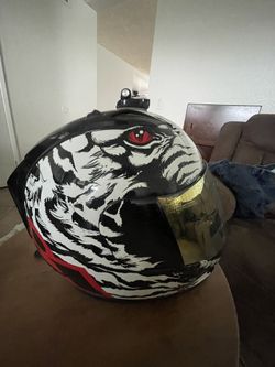 Motorcycle Helmet (Icon Berserker) LIGHTLY USED