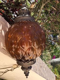 Stunning vintage hanging lamp
