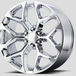 24" Snow flake GMC replica wheels special